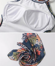 Load image into Gallery viewer, One piece +cover floral casual beachwear
