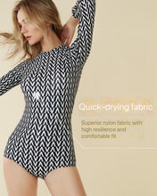 Load image into Gallery viewer, Long Sleeve Chlorine Resistant swimsuit

