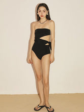 Load image into Gallery viewer, ZM Juniper Scarf cut-out One Piece Swimsuit
