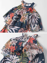 Load image into Gallery viewer, One piece +cover floral casual beachwear
