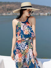 Load image into Gallery viewer, One piece +cover floral casual beachwear
