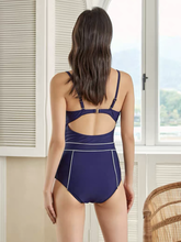 Load image into Gallery viewer, Lips contrast-trim one piece swimsuit
