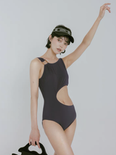 Load image into Gallery viewer, Blue Vline One Shoulder Swimwear (2 colour)
