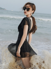 Load image into Gallery viewer, Skirt Style Halter Beachwear
