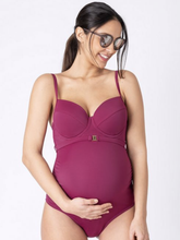 Load image into Gallery viewer, Supportive Maternity Swimming Costume
